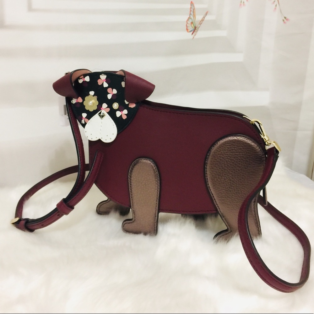 NWT Kate Spade Novelty Floral pup crossbody bag - Picture 8 of 8